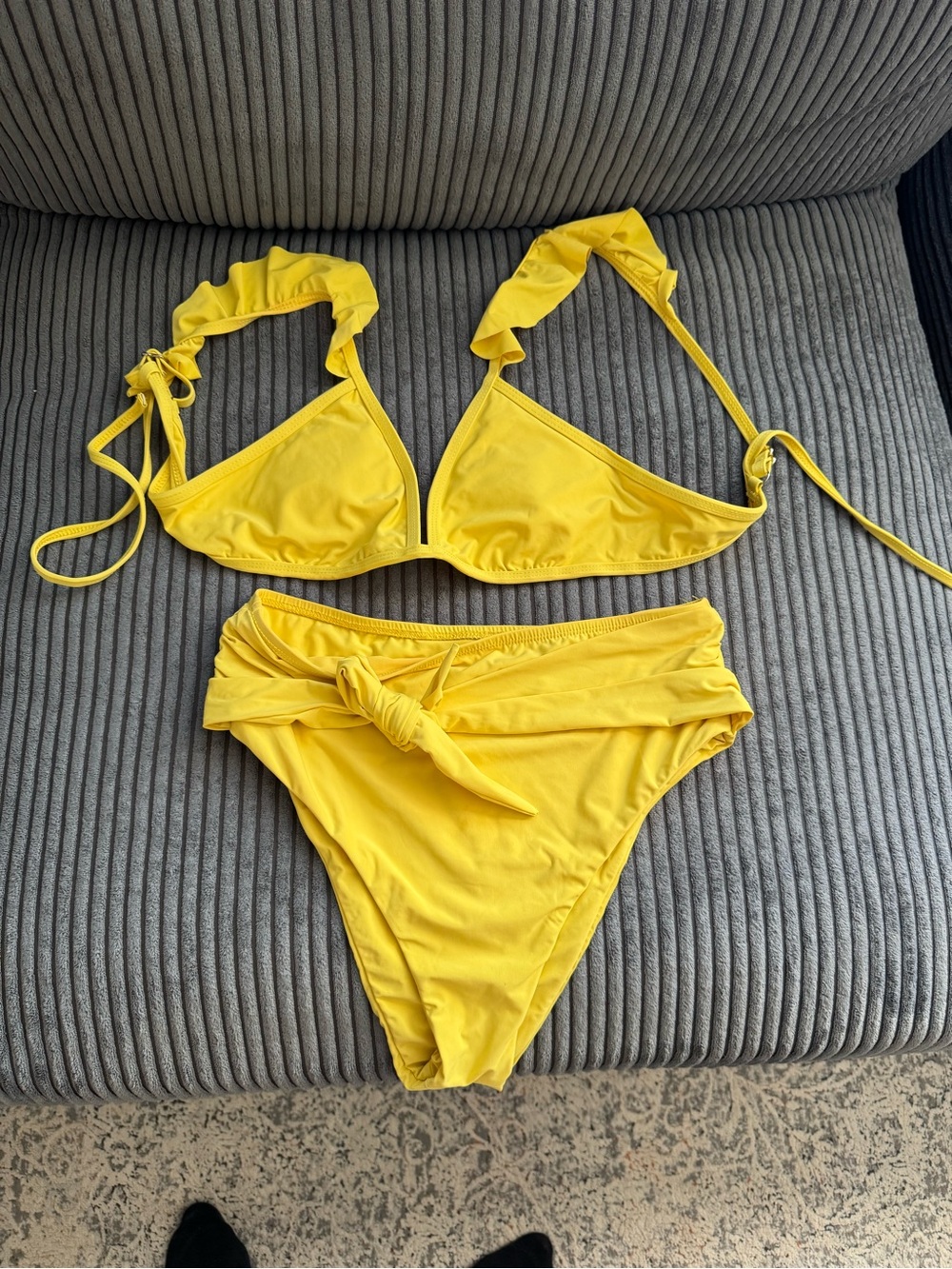 Yellow Bikini Swimsuit Two-Piece